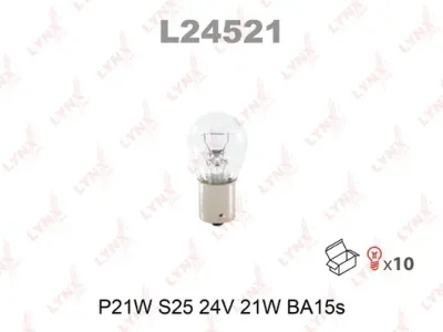 Лампа накаливания LYNXAUTO L24521