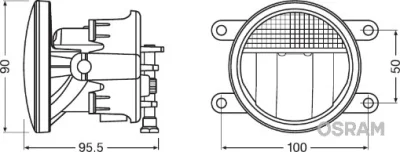 Комплект противотуманных фар OSRAM LEDFOG201