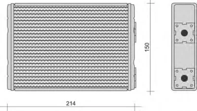 350218294000 MAGNETI MARELLI Радиатор отопителя салона