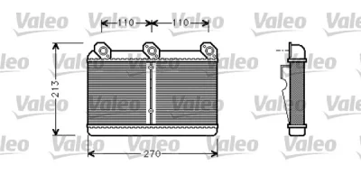 812294 VALEO Теплообменник, отопление салона