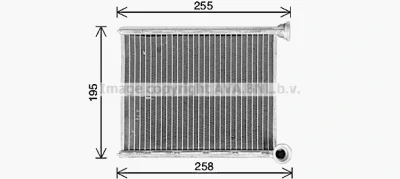 CN6333 AVA Теплообменник, отопление салона