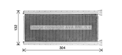 CN6339 AVA Теплообменник, отопление салона