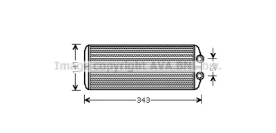 PEA6311 AVA Теплообменник, отопление салона