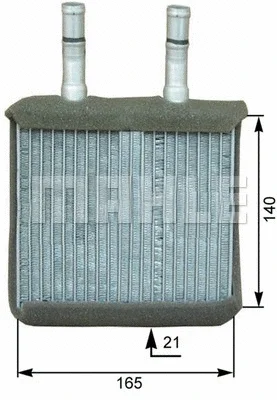 AH 171 000P KNECHT/MAHLE Теплообменник, отопление салона