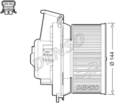 DEA21013 DENSO Вентилятор салона