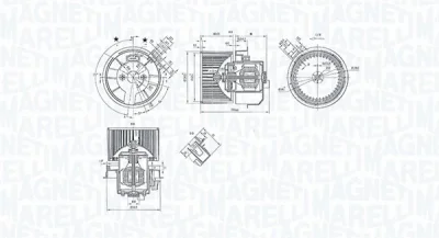 069412247010 MAGNETI MARELLI Вентилятор салона