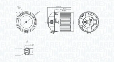 069412282010 MAGNETI MARELLI Вентилятор салона