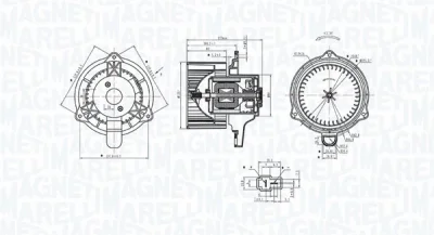 069412340010 MAGNETI MARELLI Вентилятор салона