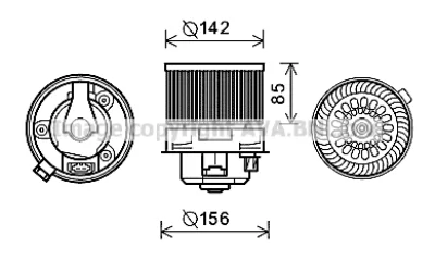 PE8371 AVA Вентилятор салона