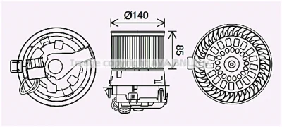 PE8558 AVA Вентилятор салона