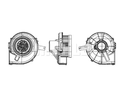 AB 21 000P KNECHT/MAHLE Вентилятор салона