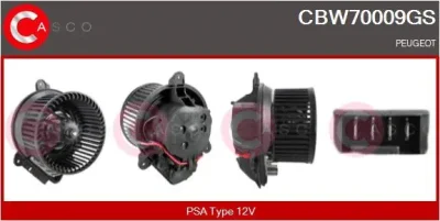 CBW70009GS CASCO Вентилятор салона