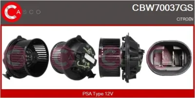 CBW70037GS CASCO Вентилятор салона