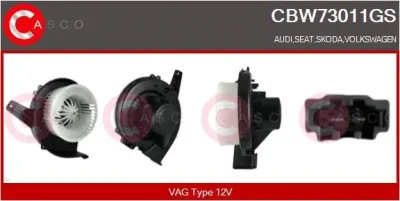 CBW73011GS CASCO Вентилятор салона