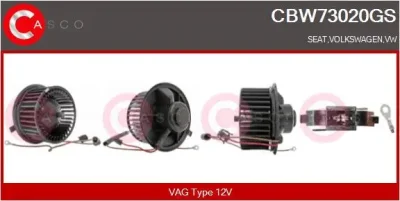 CBW73020GS CASCO Вентилятор салона