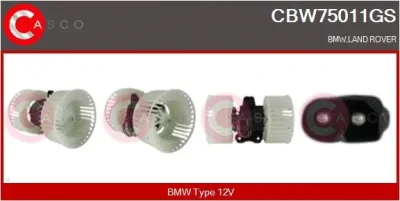 CBW75011GS CASCO Вентилятор салона