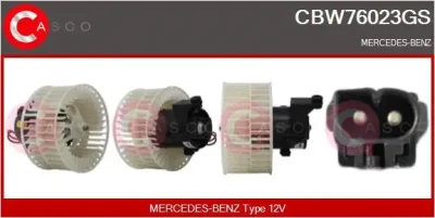 CBW76023GS CASCO Вентилятор салона