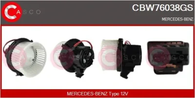 CBW76038GS CASCO Вентилятор салона