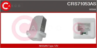 CRS71053AS CASCO Сопротивление, вентилятор салона