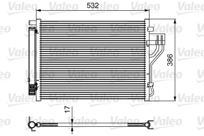 814494 VALEO Конденсатор, кондиционер