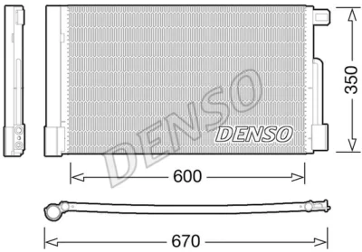 DCN01004 DENSO Конденсатор, кондиционер