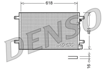 Конденсатор, кондиционер DENSO DCN02006