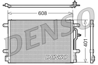 Конденсатор, кондиционер DENSO DCN02012
