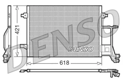DCN02013 DENSO Конденсатор, кондиционер