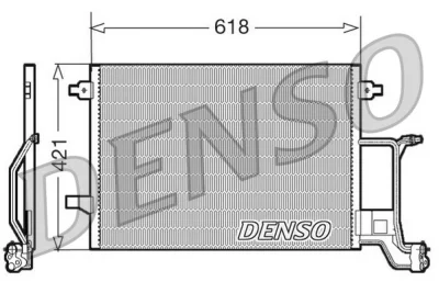 Конденсатор, кондиционер DENSO DCN02015