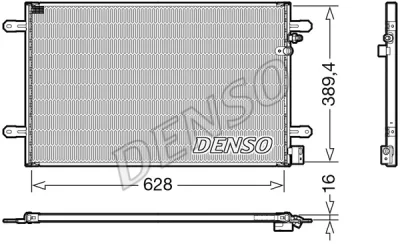 DCN02037 DENSO Конденсатор, кондиционер