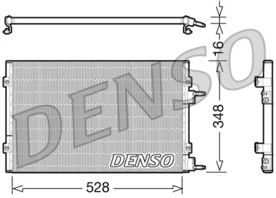 DCN06003 DENSO Конденсатор, кондиционер