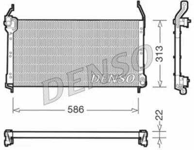 DCN09014 DENSO Конденсатор, кондиционер