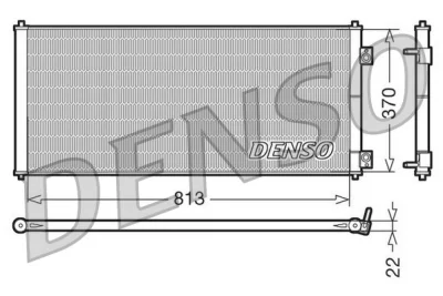 DCN10018 DENSO Конденсатор, кондиционер