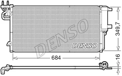 DCN10045 DENSO Конденсатор, кондиционер