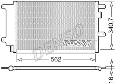 Конденсатор, кондиционер DENSO DCN12003