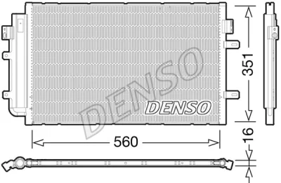 DCN12005 DENSO Конденсатор, кондиционер