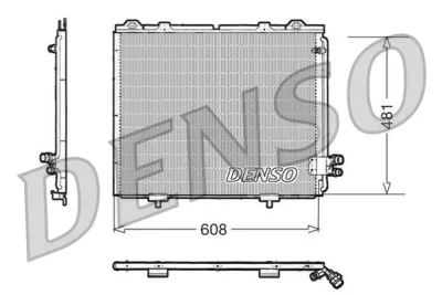 DCN17017 DENSO Конденсатор, кондиционер