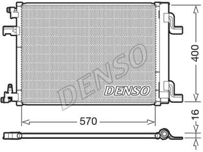 DCN20001 DENSO Конденсатор, кондиционер