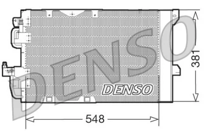 DCN20005 DENSO Конденсатор, кондиционер