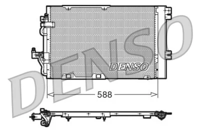 DCN20011 DENSO Конденсатор, кондиционер