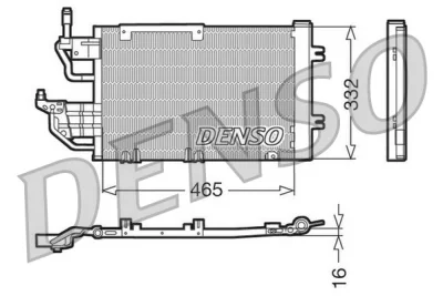 DCN20013 DENSO Конденсатор, кондиционер