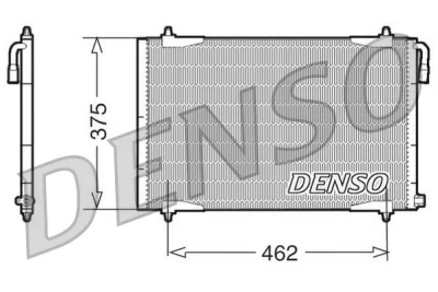 DCN21006 DENSO Конденсатор, кондиционер