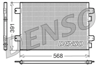 DCN23011 DENSO Конденсатор, кондиционер