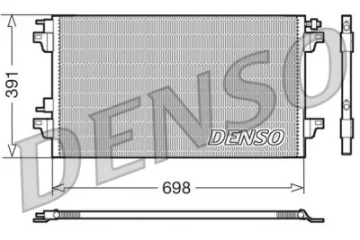 Конденсатор, кондиционер DENSO DCN23015
