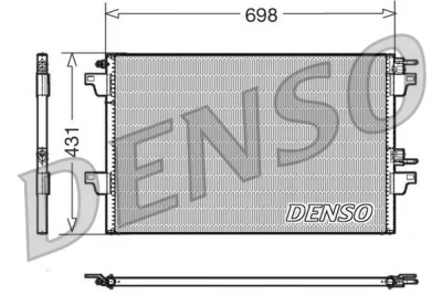 DCN23022 DENSO Конденсатор, кондиционер