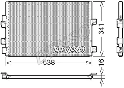 DCN23028 DENSO Конденсатор, кондиционер