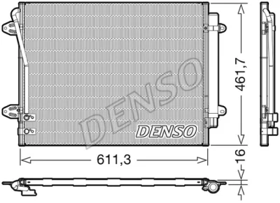 Конденсатор, кондиционер DENSO DCN32012