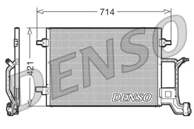 DCN32019 DENSO Конденсатор, кондиционер