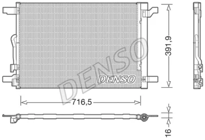 DCN32024 DENSO Конденсатор, кондиционер