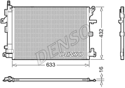 DCN33012 DENSO Конденсатор, кондиционер